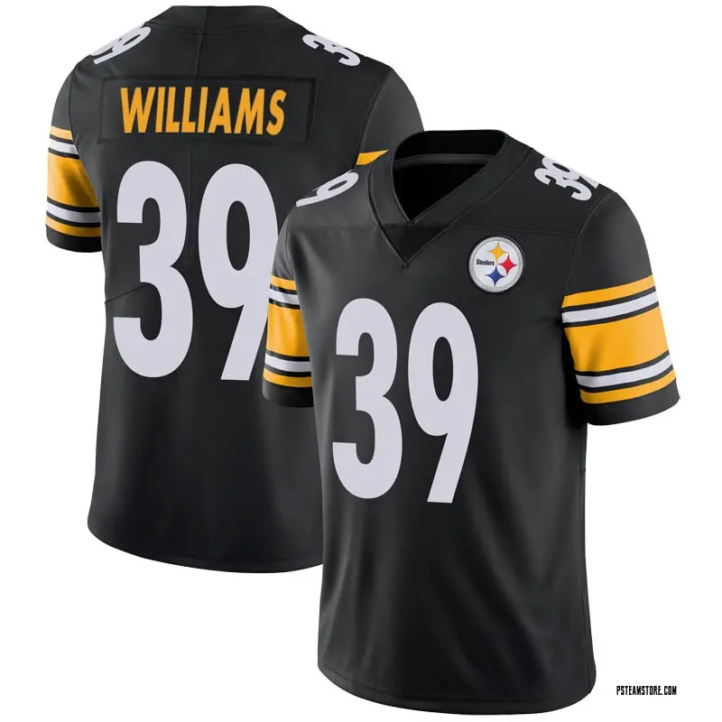 Men's Malik Williams Pittsburgh Steelers 100th Vapor Jersey - Black Limited