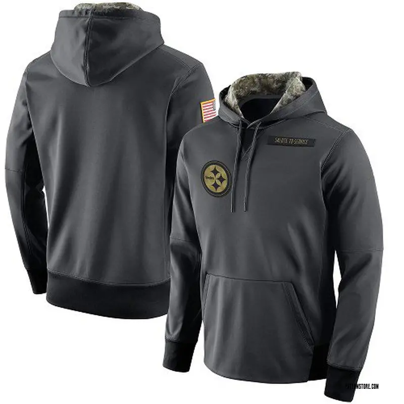Men's Pittsburgh Steelers Salute to Service Player Performance Hoodie ...