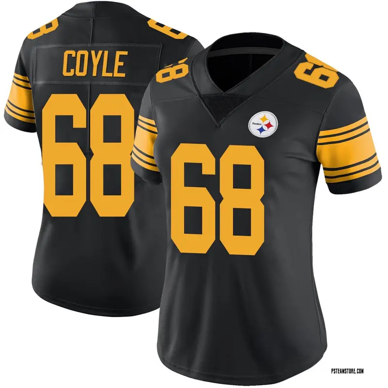 Women's Anthony Coyle Pittsburgh Steelers Color Rush Jersey - Black Limited