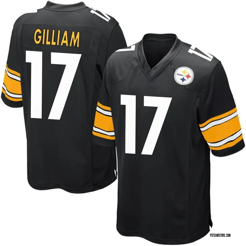 Youth Joe Gilliam Pittsburgh Steelers Team Color Jersey - Black Game